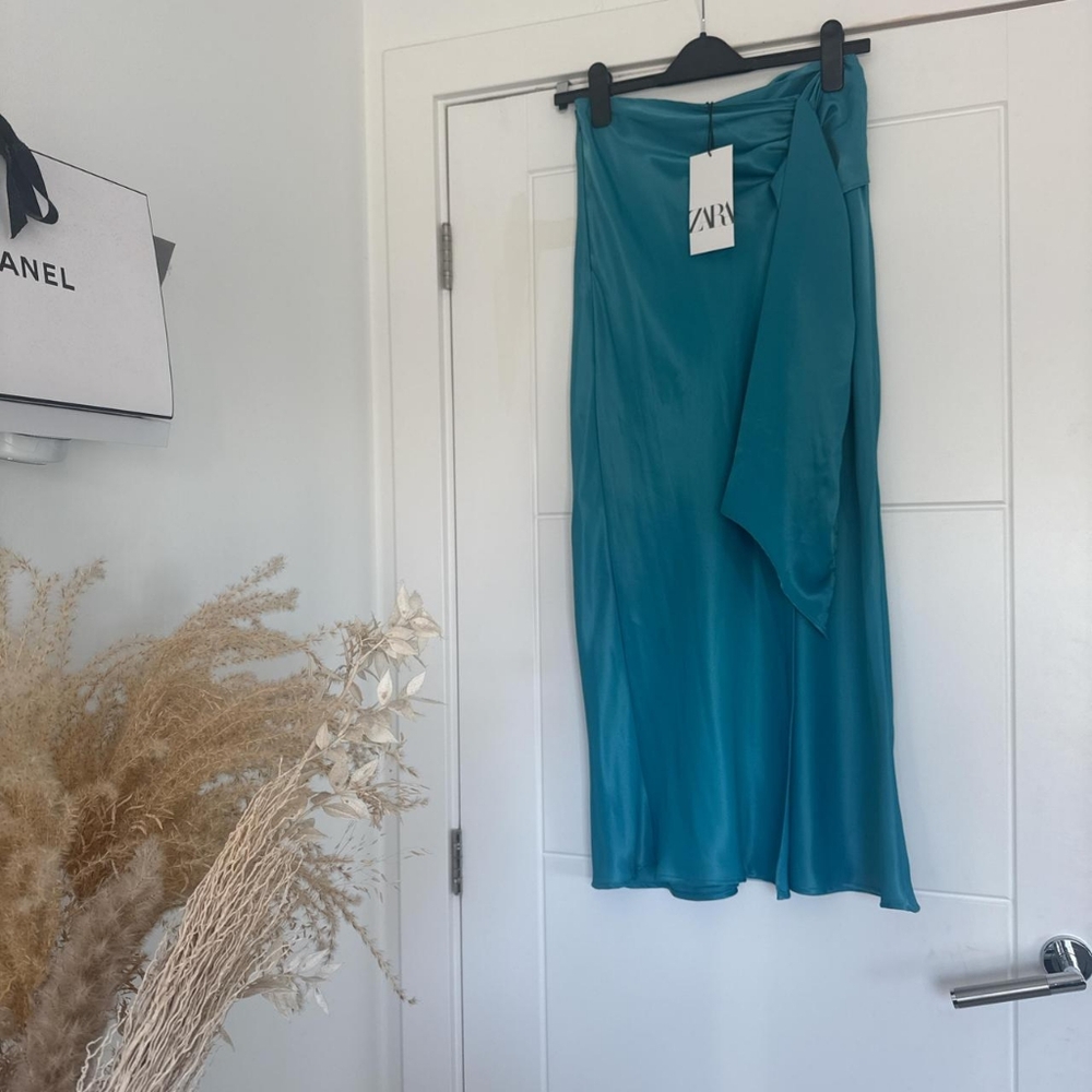 Zara Teal Skirt
